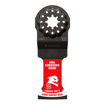 Diablo 1 - 1/4" AMPED™ Demo Demon™ Starlock Carbide Teeth Oscillating Blades for Nail - Embedded Wood (10 - pk) - AAA Industrial Supply
