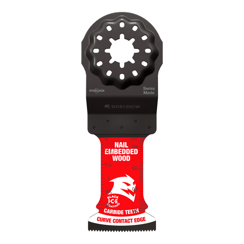 Diablo 1 - 1/4" AMPED™ Demo Demon™ Starlock Carbide Teeth Oscillating Blades for Nail - Embedded Wood (10 - pk) - AAA Industrial Supply
