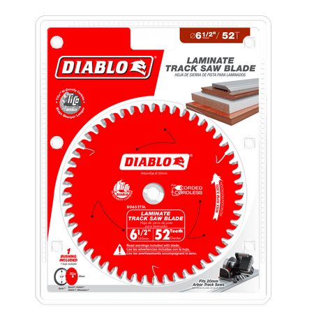 Diablo 6 - 1/2" 52 - Teeth Track Saw Blade for Laminate - AAA Industrial Supply