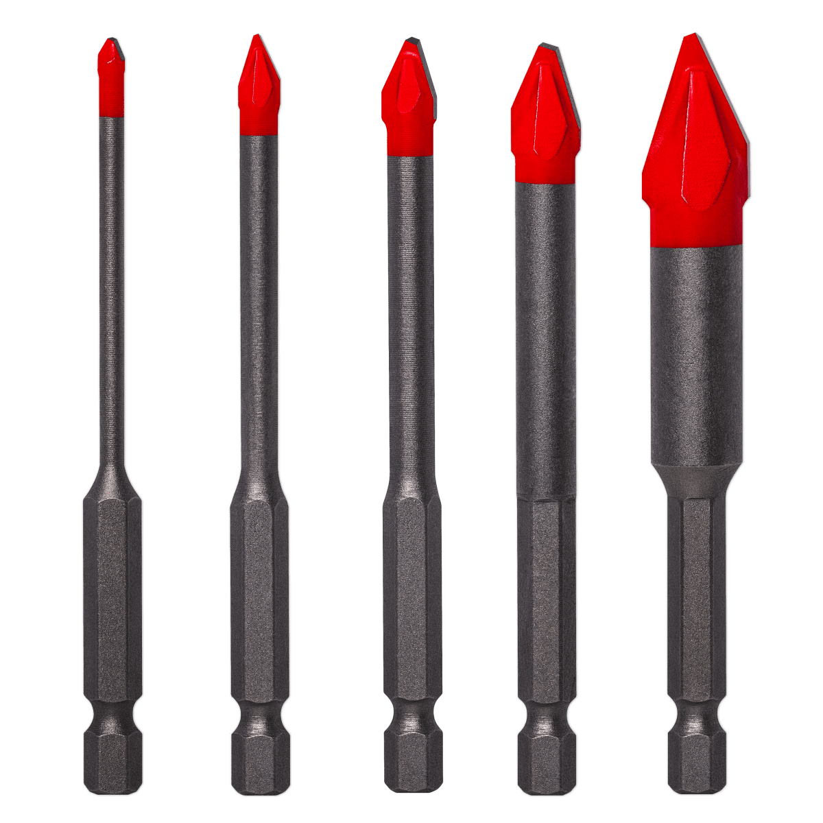 Diablo Hard Tile & Stone Carbide Tipped Drill Bit Set (5 - pc) - AAA Industrial Supply
