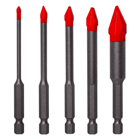 Diablo Hard Tile & Stone Carbide Tipped Drill Bit Set (5 - pc) - AAA Industrial Supply