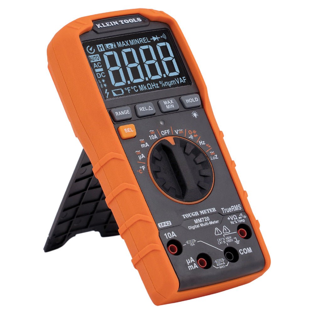 Digital Multimeter, TRMS Auto - Ranging, 1000V, Temp, Low Impedance - AAA Industrial Supply