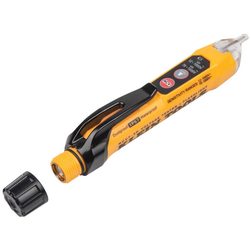 Dual Range Non - Contact Voltage Tester with Flashlight, 12 to 1000V AC - AAA Industrial Supply