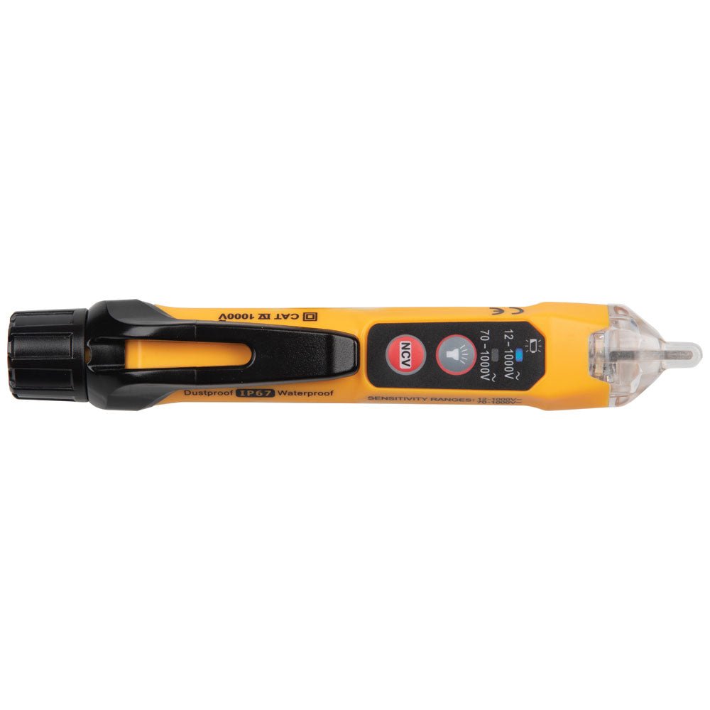 Dual Range Non - Contact Voltage Tester with Flashlight, 12 to 1000V AC - AAA Industrial Supply