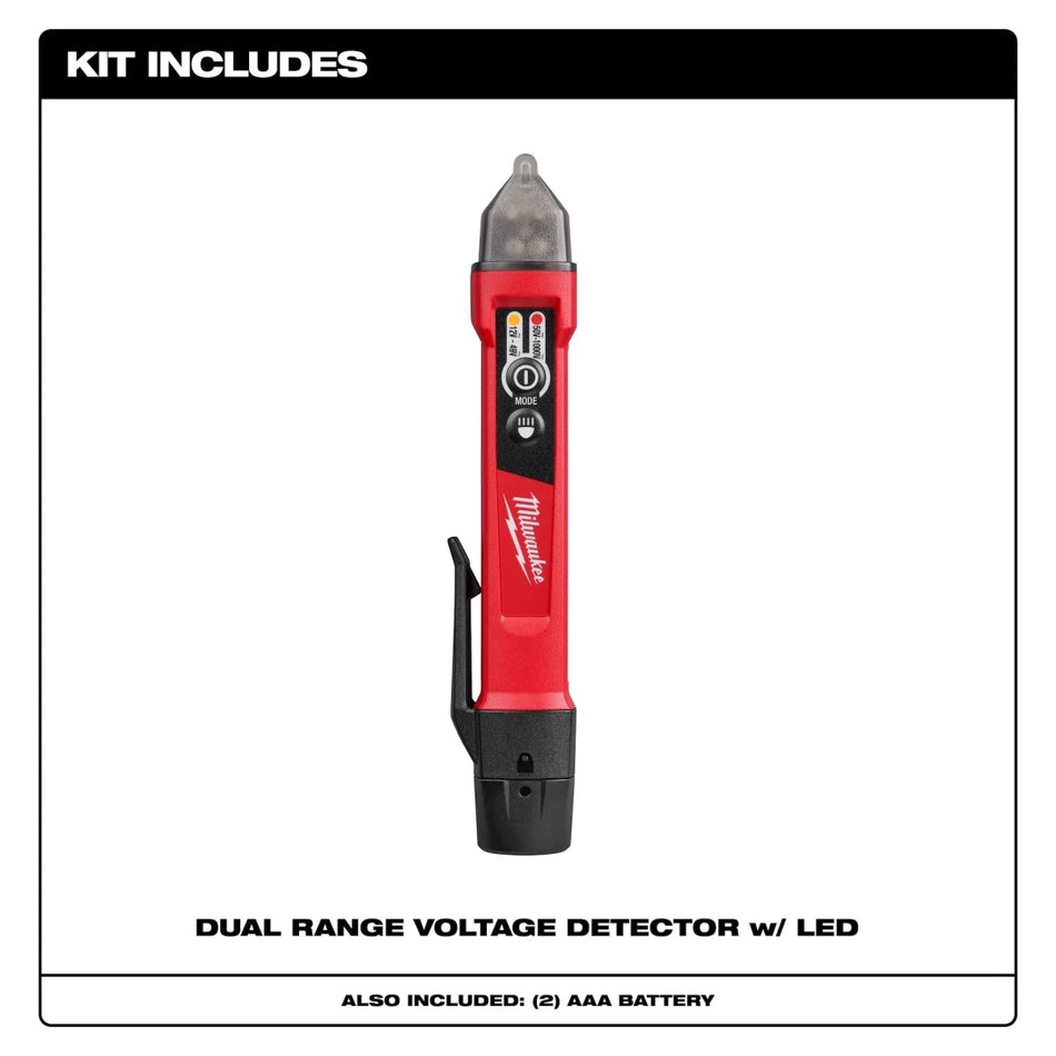 Dual Range Voltage Detector w/ LED - AAA Industrial Supply