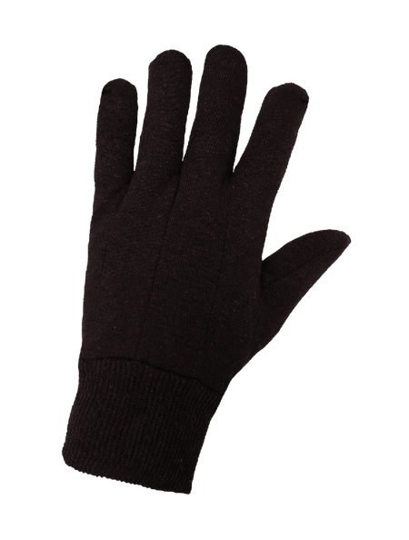Economy Dark Brown Jersey Gloves 12 Pack - C70BJ - AAA Industrial Supply