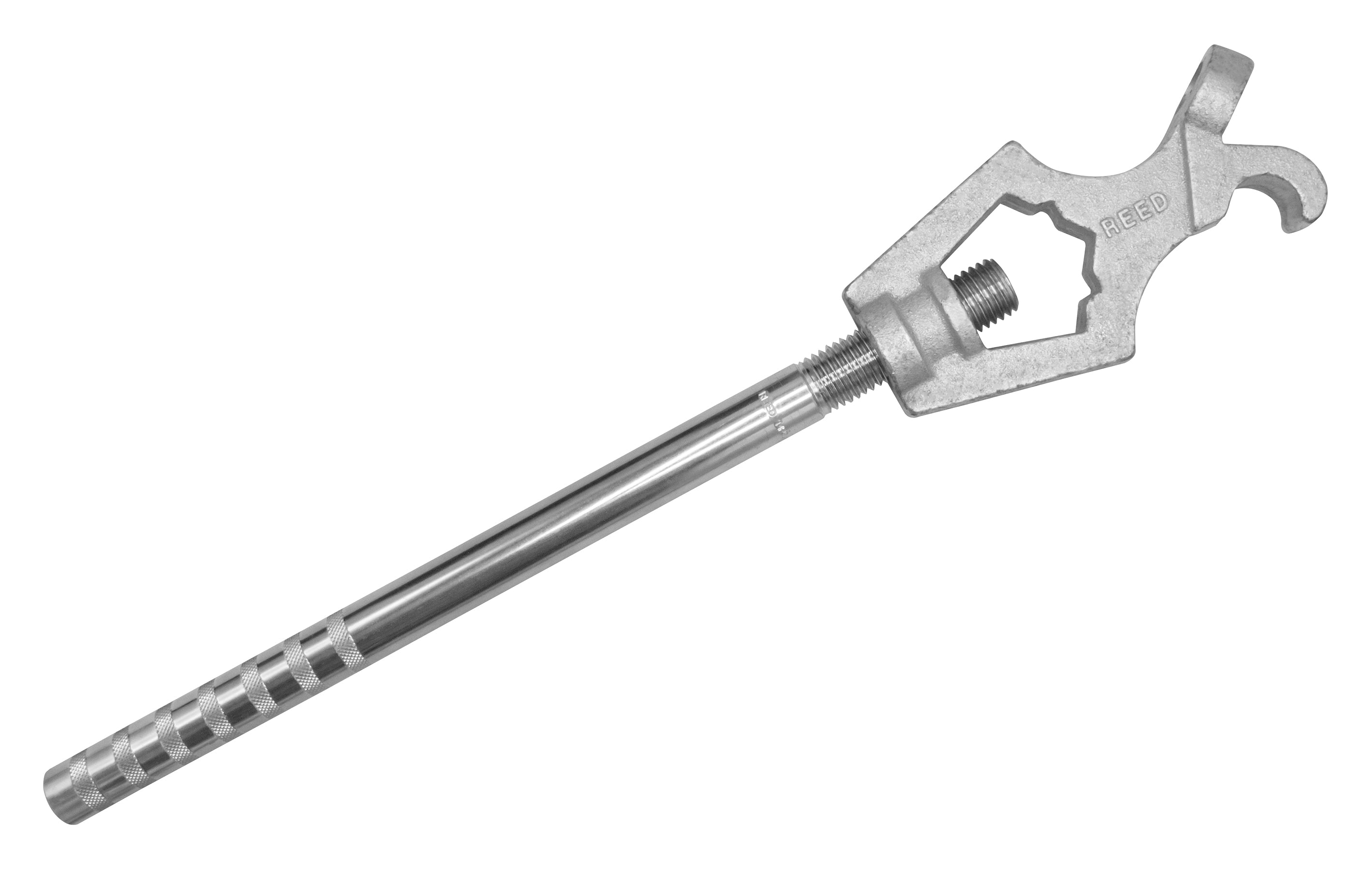 Hydrant Wrench, 1-3/4 in Pentagon, 1-1/4 in Square Capacity, 20 in OAL, Ductile Tool