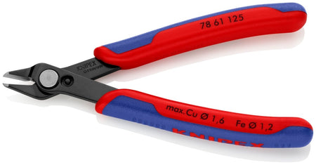 Electronics Super Knips®, 5", Comfort Grip, Flush Cut - AAA Industrial Supply