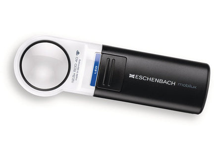 Eschenbach 1511 - 12 Hand Held Illuminated Magnifier Mobilux LED 12.5x - AAA Industrial Supply
