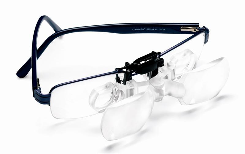 Eschenbach 1624 - 21 MaxTV Clip Telescopic Magnifying Glasses - AAA Industrial Supply