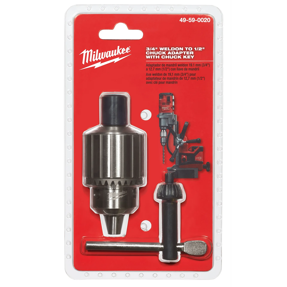 3/4" Weldon to 1/2" Chuck Adapter
