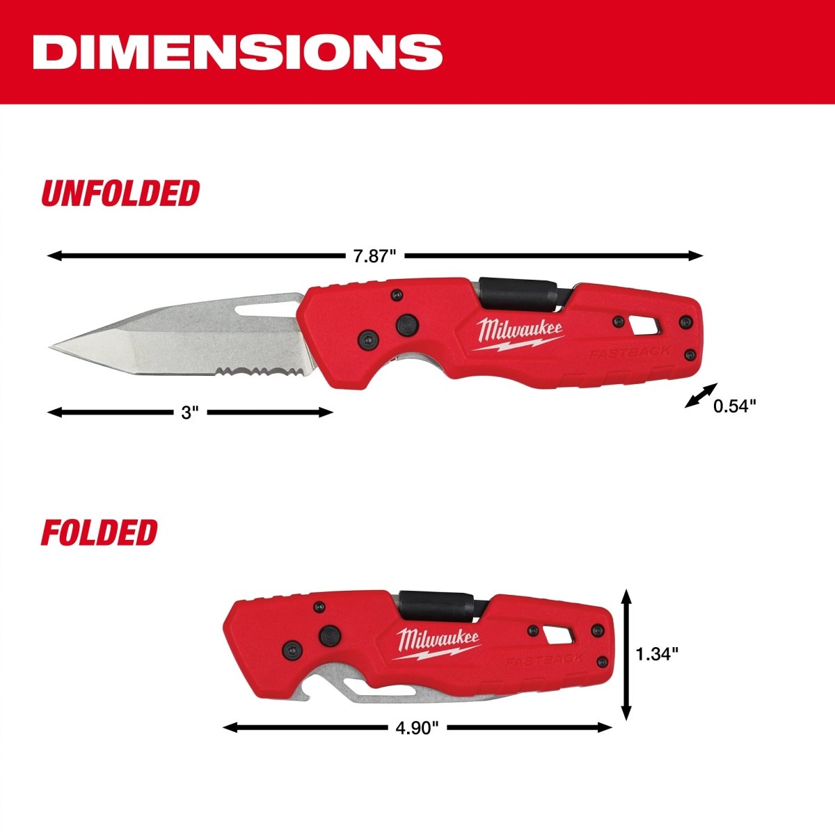 FASTBACK™ 5in1 Folding Knife - AAA Industrial Supply