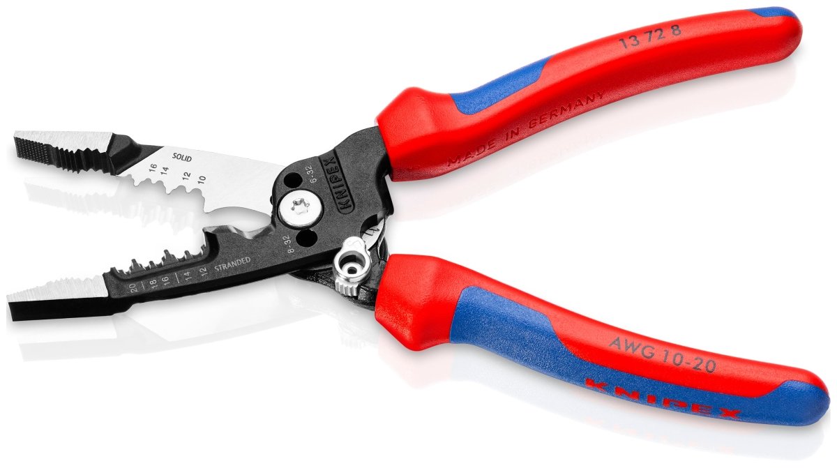 Forged Wire Stripper 10 - 20 AWG, 8", Comfort Grip - AAA Industrial Supply