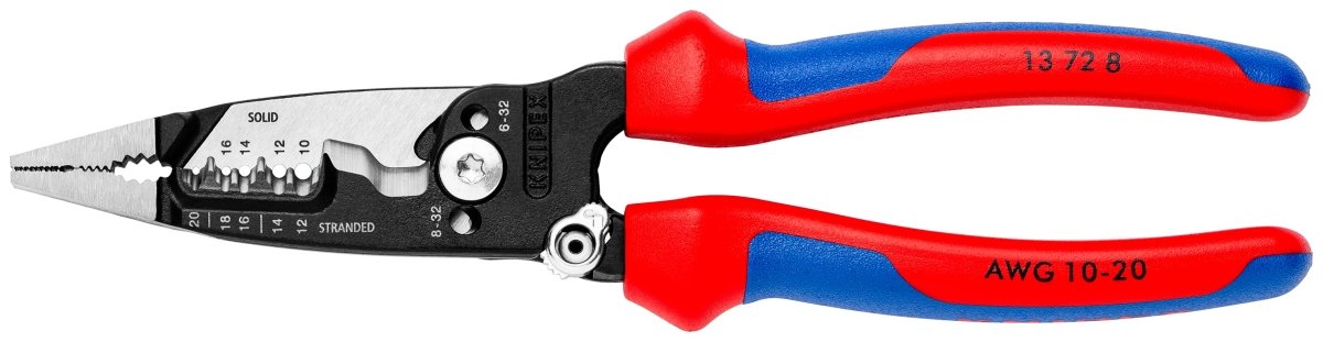 Forged Wire Stripper 10 - 20 AWG, 8", Comfort Grip - AAA Industrial Supply