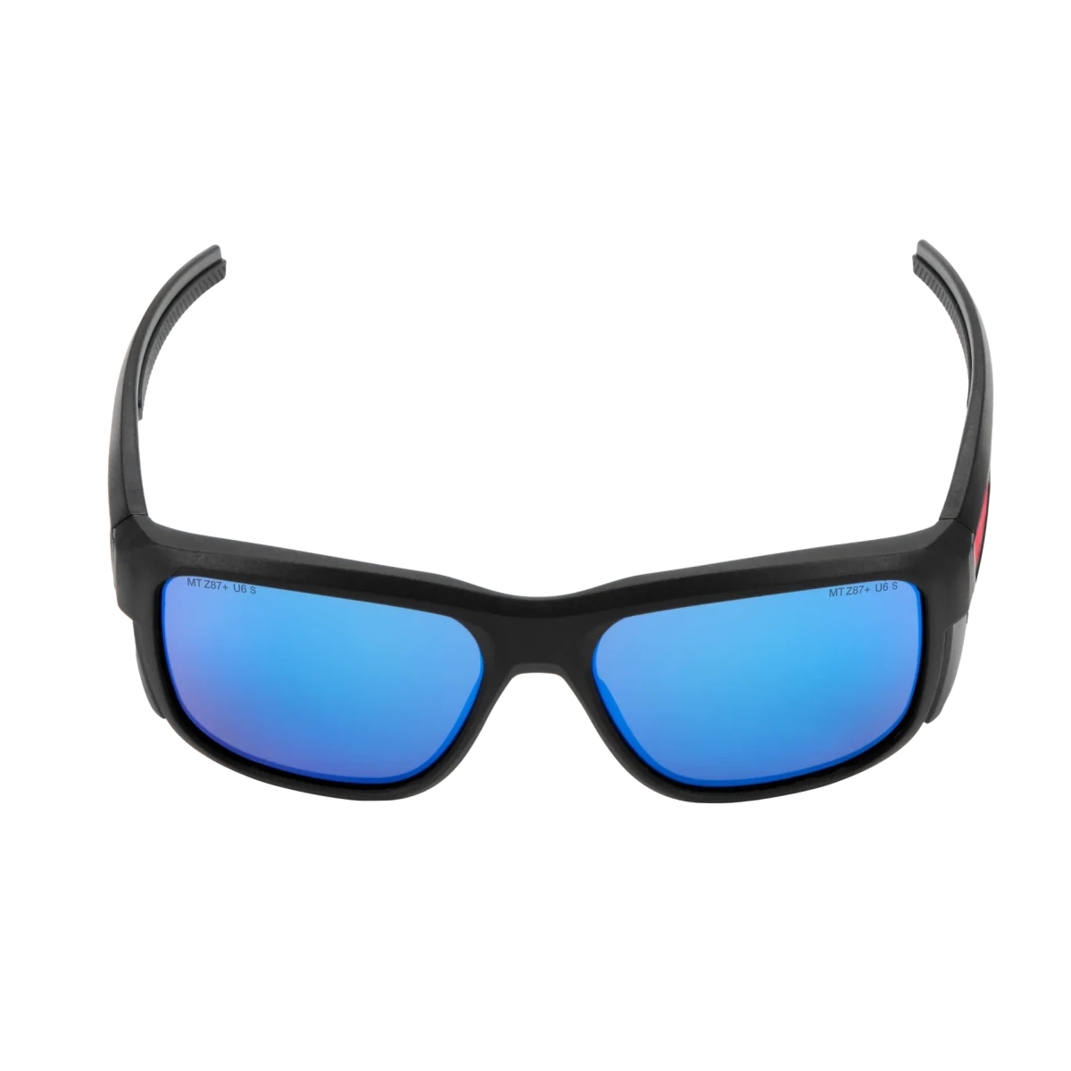 Full Frame Safety Glasses with Removable Side Shields – Blue Mirrored Anti-Scratch Lenses - AAA Industrial Supply