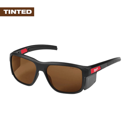 Full Frame Safety Glasses with Removable Side Shields – Brown Anti-Scratch Lenses - AAA Industrial Supply