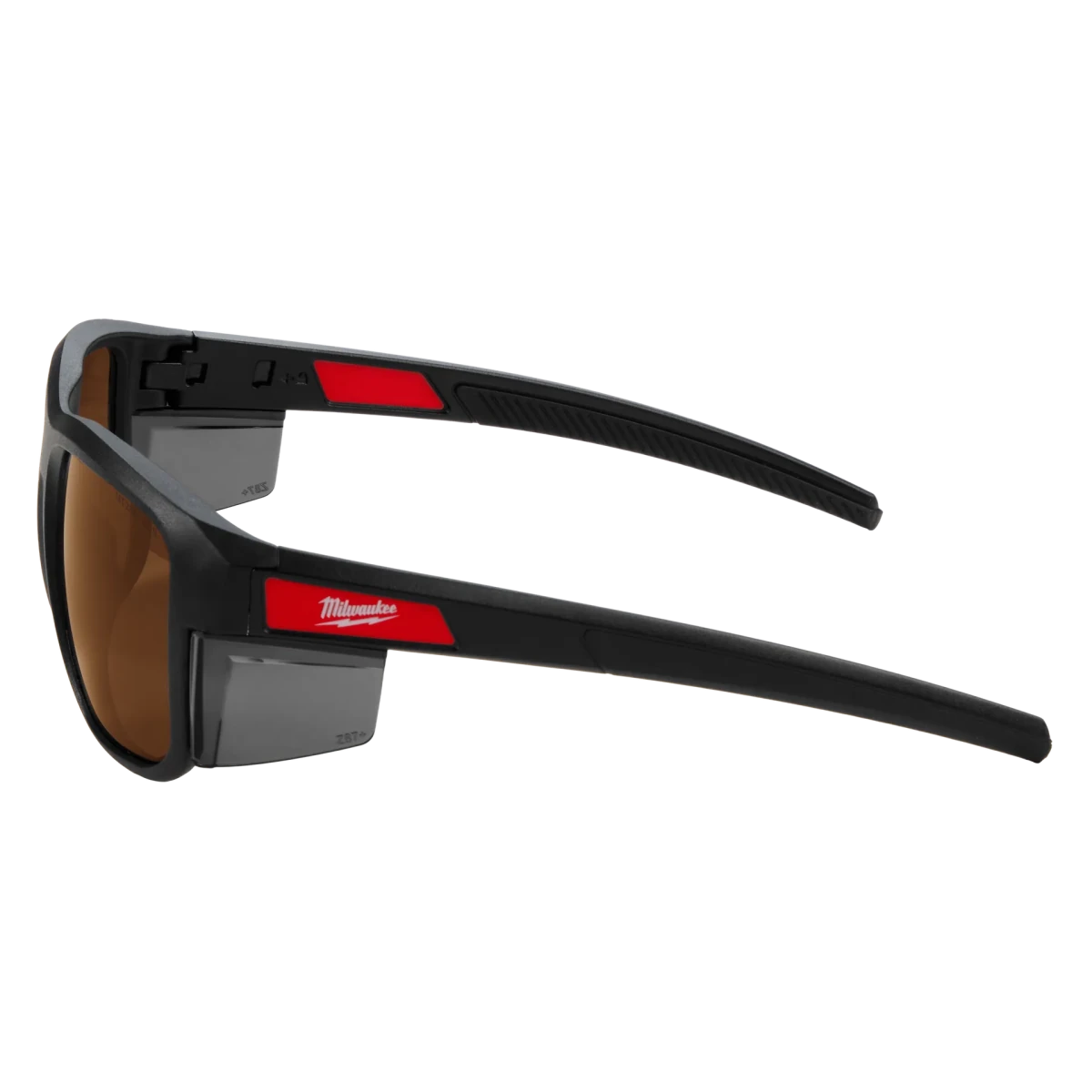 Full Frame Safety Glasses with Removable Side Shields – Brown Anti-Scratch Lenses - AAA Industrial Supply