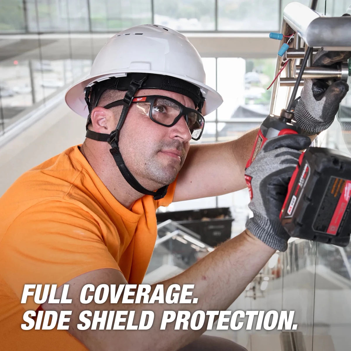 Full Frame Safety Glasses with Removable Side Shields – Clear Anti-Scratch Lenses - AAA Industrial Supply