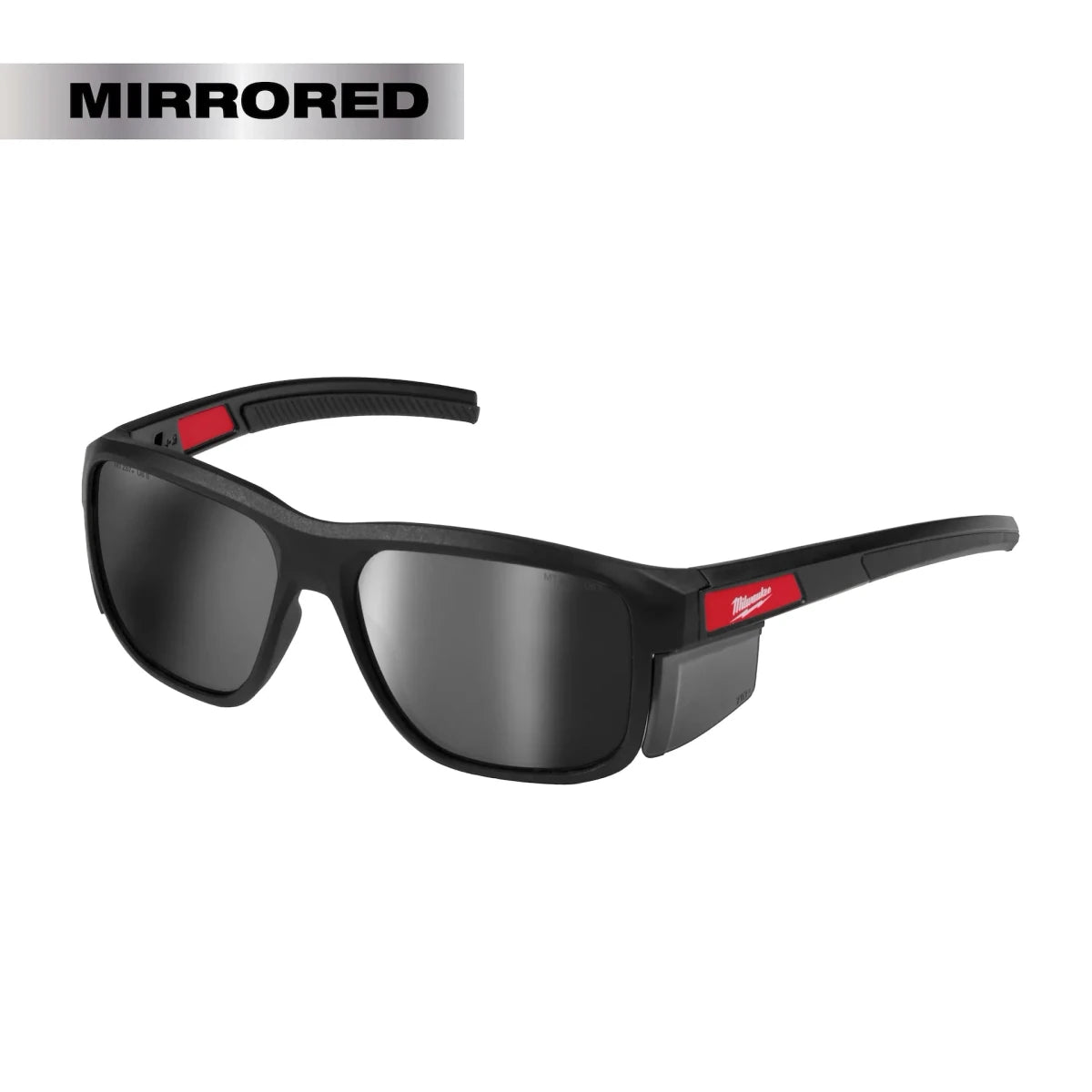 Full Frame Safety Glasses with Removable Side Shields – Mirrored Anti-Scratch Lenses - AAA Industrial Supply