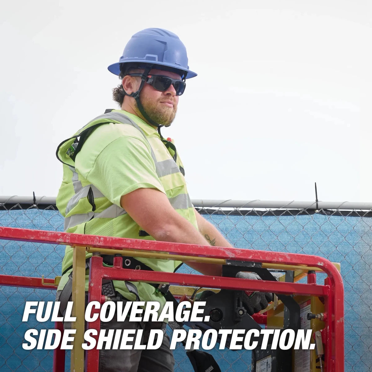 Full Frame Safety Glasses with Removable Side Shields – Tinted Anti-Scratch Lenses - AAA Industrial Supply