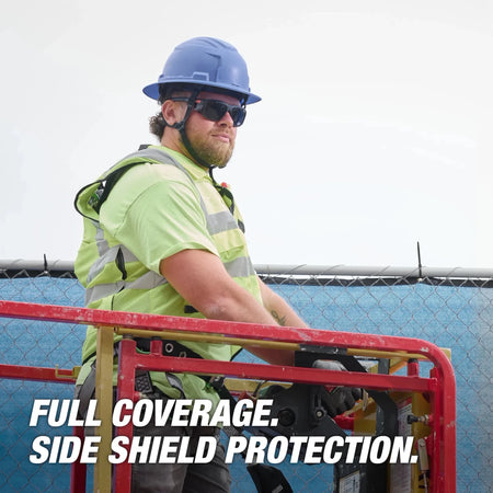Full Frame Safety Glasses with Removable Side Shields – Tinted Anti-Scratch Lenses - AAA Industrial Supply