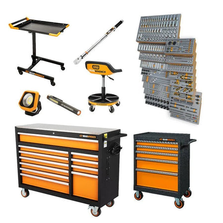 GEARWRENCH 1024 Piece MEGAMOD Master Mechanics Tool Set in Premium Modular Foam Trays with Tool Storage - AAA Industrial Supply