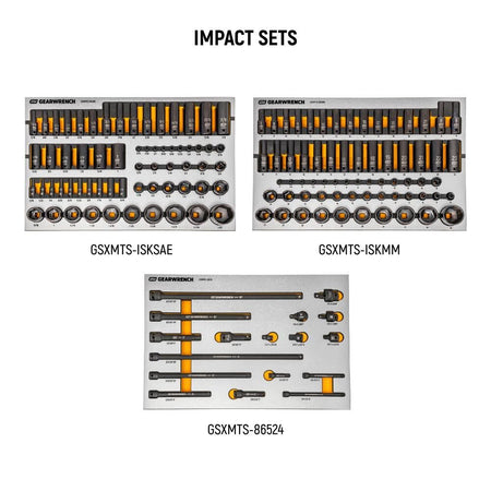 GEARWRENCH 1268 Piece MEGAMOD Master Mechanics Tool Set in Premium Modular Foam Trays with Tool Storage - AAA Industrial Supply