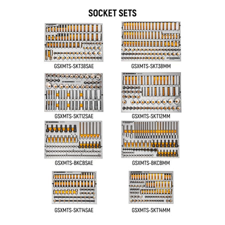 GEARWRENCH 1268 Piece MEGAMOD Master Mechanics Tool Set in Premium Modular Foam Trays with Tool Storage - AAA Industrial Supply