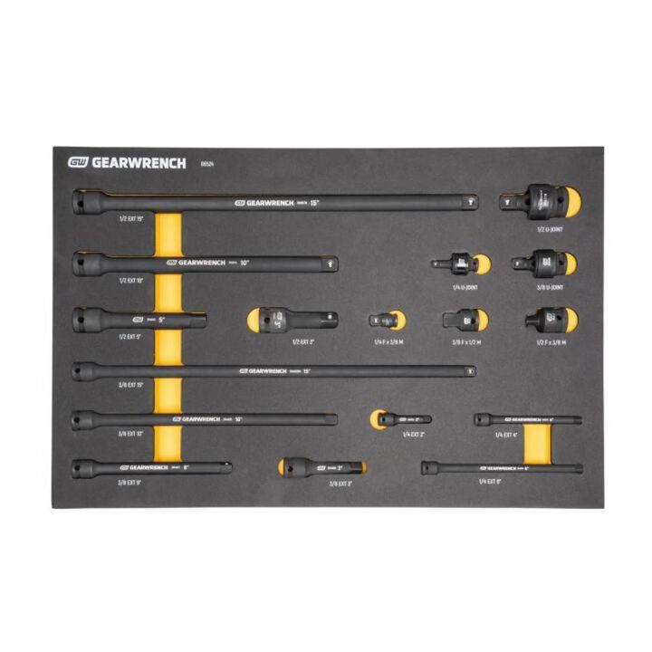 GEARWRENCH 247 Piece MEGAMOD Mechanics Tool Set in Modular Foam Trays With Storage Unit - AAA Industrial Supply