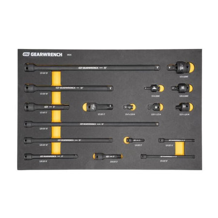 GEARWRENCH 247 Piece MEGAMOD Mechanics Tool Set in Modular Foam Trays With Storage Unit - AAA Industrial Supply