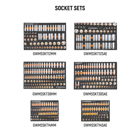 GEARWRENCH 791 Piece MEGAMOD Master Mechanics Tool Set in Premium Modular Foam Trays with Tool Storage - AAA Industrial Supply