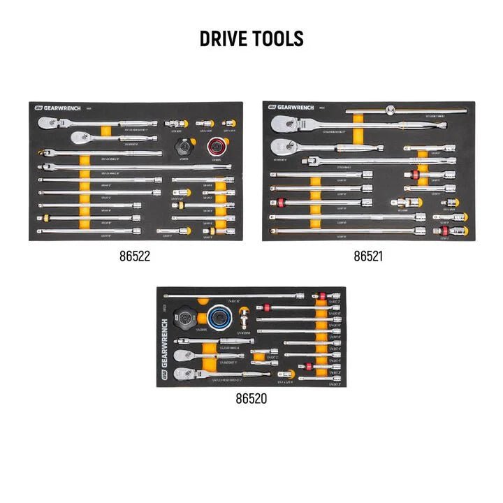 GEARWRENCH 791 Piece MEGAMOD Master Mechanics Tool Set in Premium Modular Foam Trays with Tool Storage - AAA Industrial Supply
