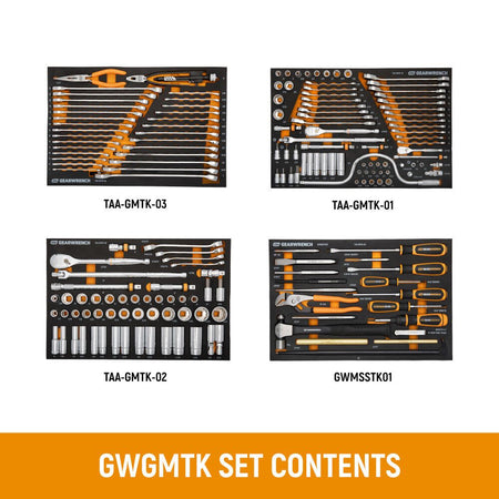 GEARWRENCH MEGAMOD Mechanics Tool Set 1629 Pieces - AAA Industrial Supply