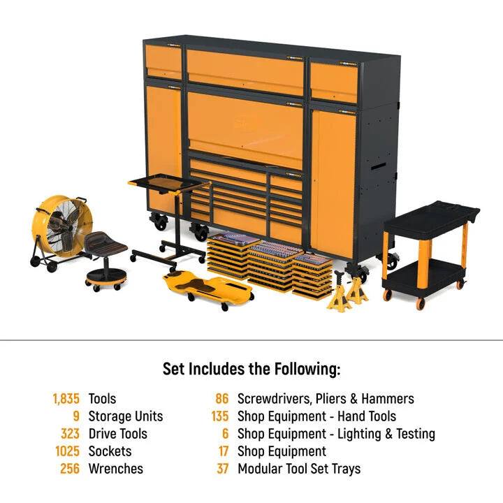 GEARWRENCH MEGAMOD Mechanics Tool Set 1858 Pieces