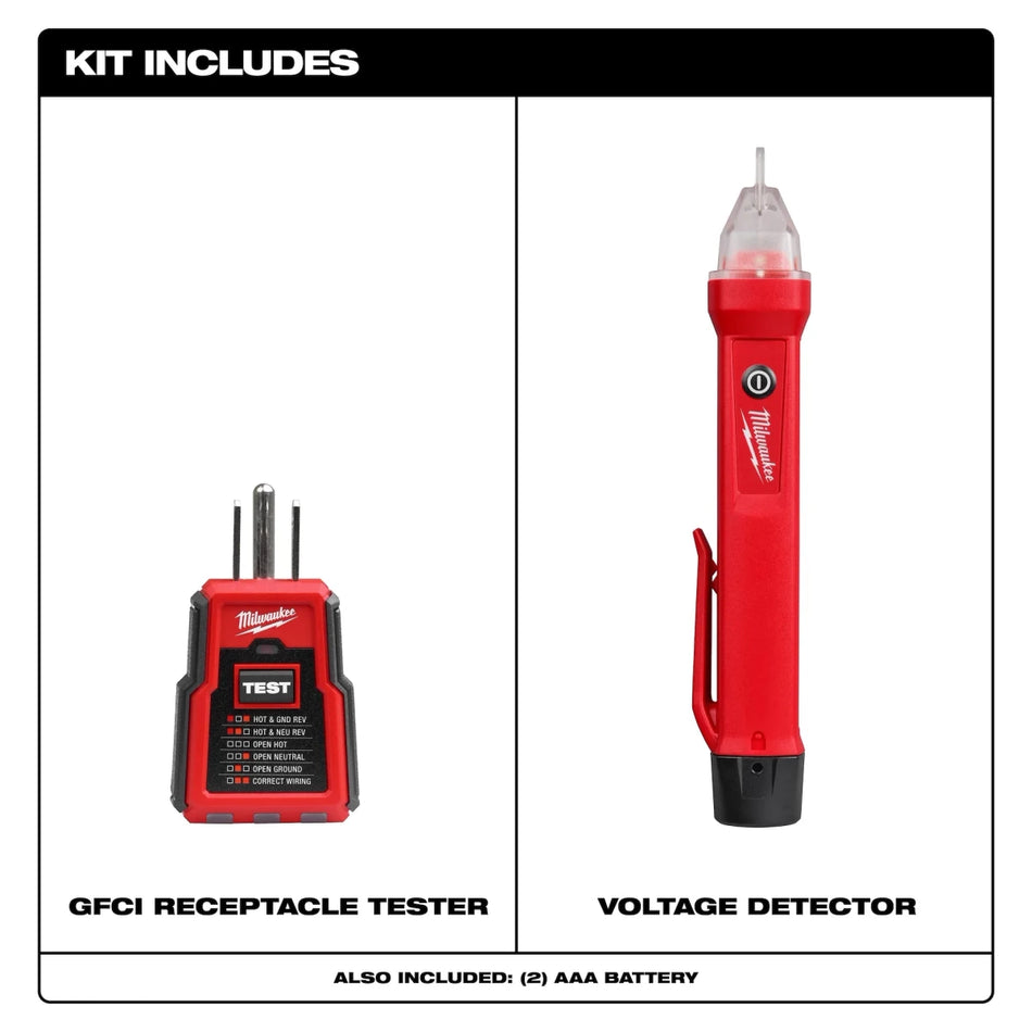 GFCI Receptacle Tester and Voltage Detector - AAA Industrial Supply