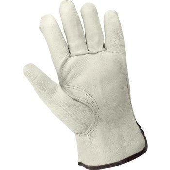 Global Glove 3200P Tan Large Grain Pigskin Leather Driver's Gloves - Keystone Thumb - 3200P - L - AAA Industrial Supply