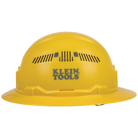 Hard Hat, Vented, Full Brim Style, Yellow - AAA Industrial Supply