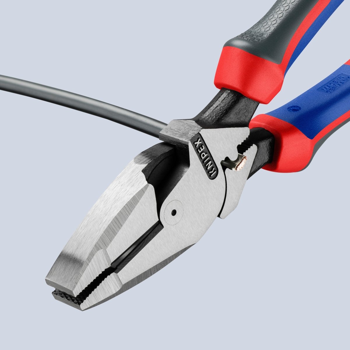High Lev Lineman's Pliers New England Tape Puller Crimper, 9.5", Comfort Grip - AAA Industrial Supply
