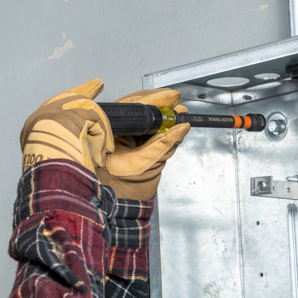 Hollow Magnetic Color - Coded Ratcheting Power Nut Drivers, 6 - Piece - AAA Industrial Supply