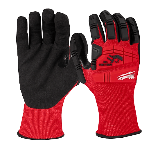 Impact Cut Level 3 Nitrile Dipped Gloves - M - AAA Industrial Supply