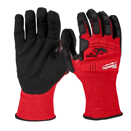 Impact Cut Level 3 Nitrile Dipped Gloves - S - AAA Industrial Supply