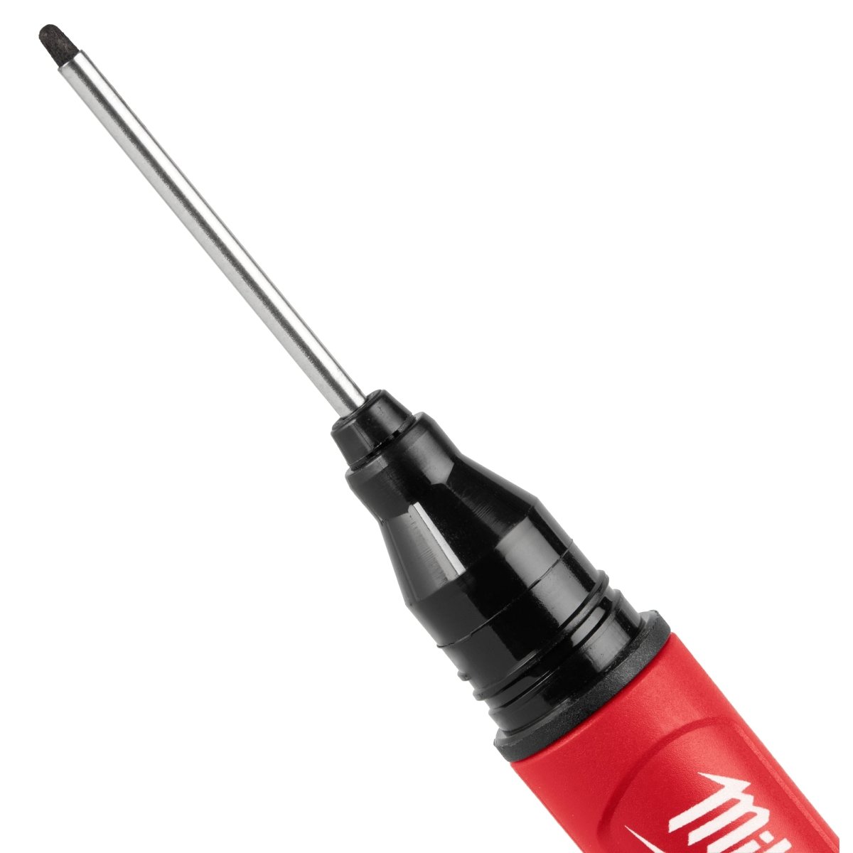 INKZALL™ 2IN1 Deep Reach Ultra Fine Point Black Jobsite Marker - AAA Industrial Supply