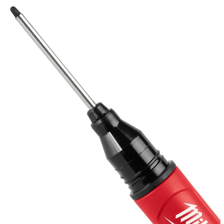 INKZALL™ 2IN1 Deep Reach Ultra Fine Point Black Jobsite Marker - AAA Industrial Supply