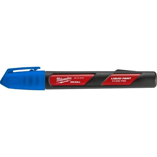 INKZALL™ Blue Liquid Paint Marker - AAA Industrial Supply