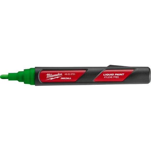 INKZALL™ Green Liquid Paint Marker - AAA Industrial Supply