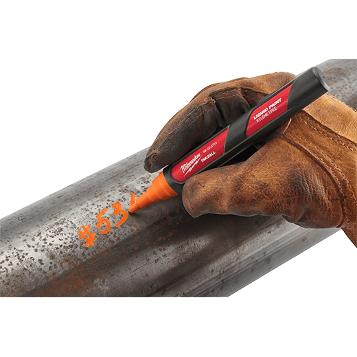 INKZALL™ Orange Liquid Paint Marker - AAA Industrial Supply