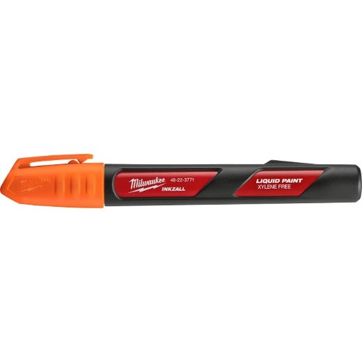 INKZALL™ Orange Liquid Paint Marker - AAA Industrial Supply