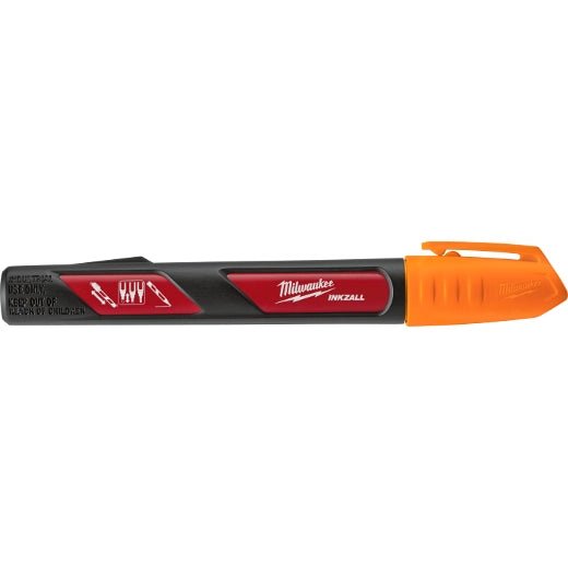 INKZALL™ Orange Liquid Paint Marker - AAA Industrial Supply