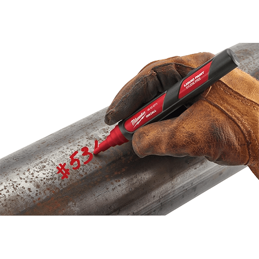 INKZALL™ Red Liquid Paint Marker - AAA Industrial Supply
