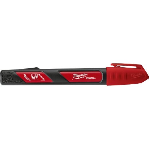INKZALL™ Red Liquid Paint Marker - AAA Industrial Supply